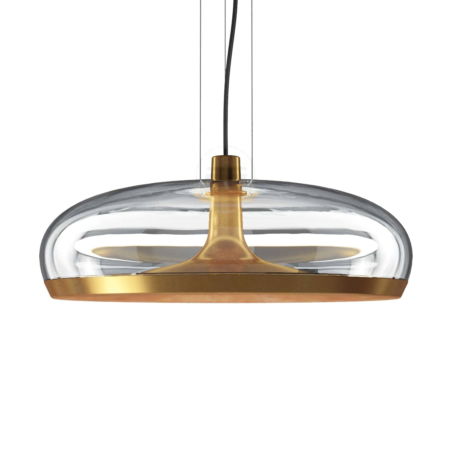 Aurelia Pendant Lamp - Modern Glass Ceiling Light Fixture for Dining Room, Kitchen Island & Living Room Decor | Elegant Hanging Chandelier Lighting for Home & Office