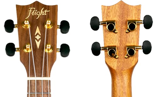 4-String Supernatural Series Soprano Ukulele - Acacia Wood DUS 440 - Perfect for Beginners, Travel & Beach Performances