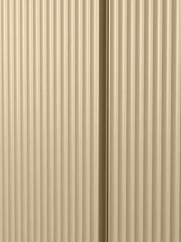 FERM LIVING Sill Cupboard Cabinet Low in Cashmere - Modern Scandinavian Storage Solution for Living Room, Bedroom & Entryway