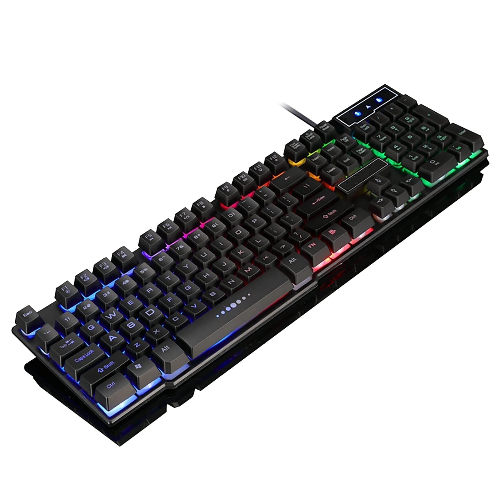 GK50 Wired Mechanical Gaming Keyboard - RGB Backlit, Waterproof, Floating Keycaps (104 Keys) for PC, Mac, Laptop - Perfect for Gaming, Office & Typing