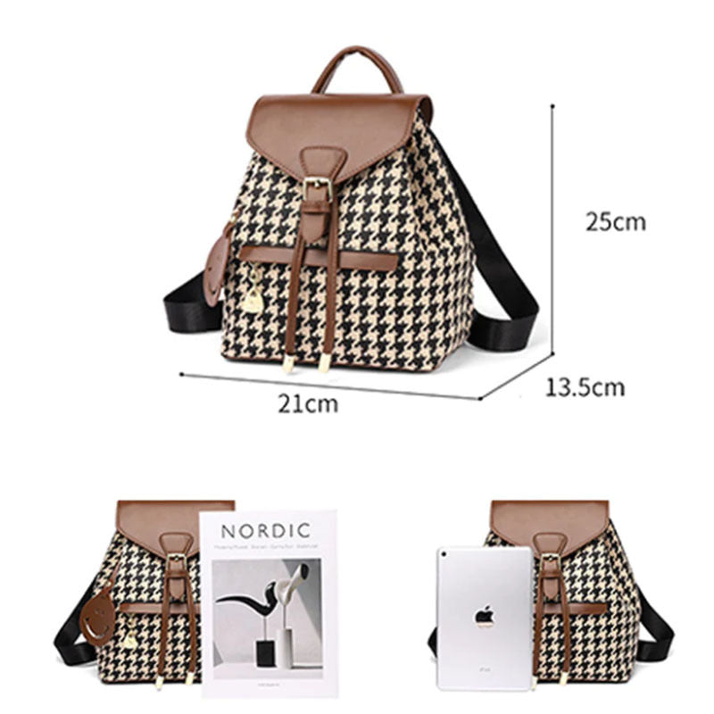 Vegan Leather Women's Backpack - Stylish & Durable Travel Bag for Work, School & Outdoor Adventures