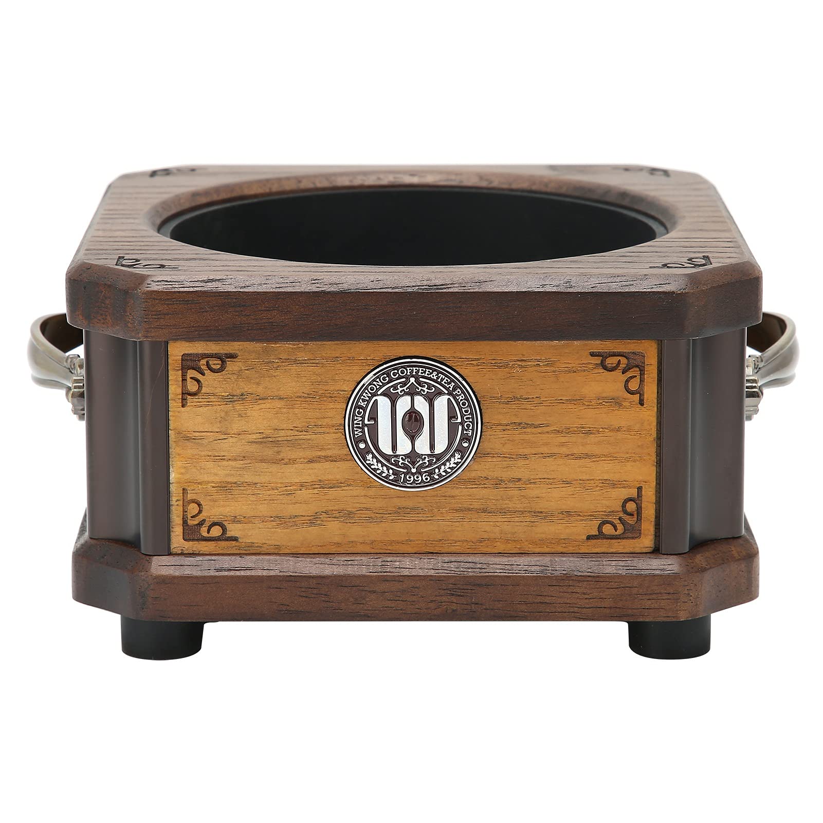 Vintage Wooden Electric Coffee Bean Cooler - Fast Cooling Machine for Home Roasting, Perfect for Coffee Shops & Home Brewing Enthusiasts