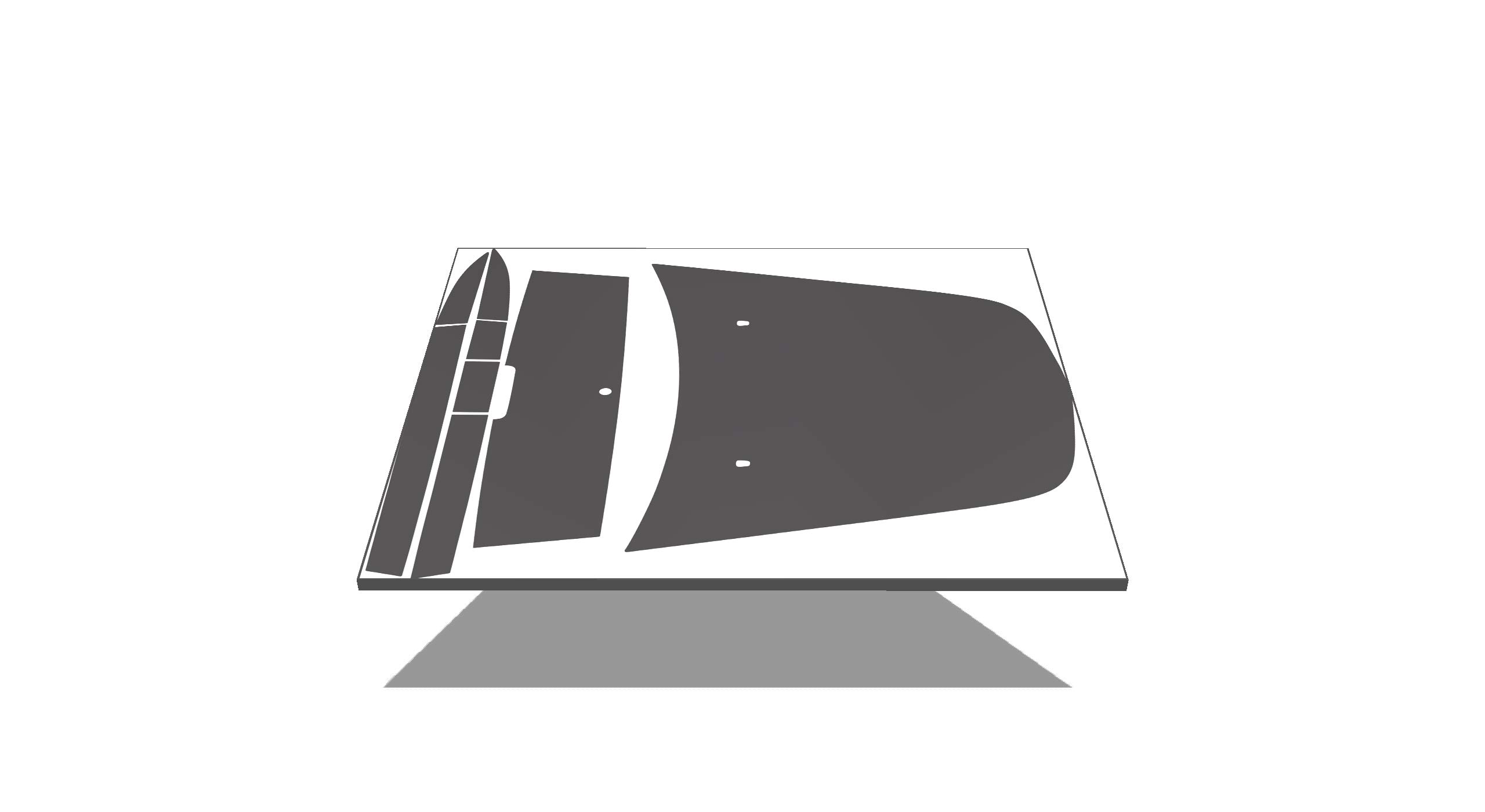 2005-2010 Dodge Daytona Matte Black Decals & Stripes Kit - Replacement for Charger Phoenix Graphix - Perfect for Car Customization & Restoration Projects