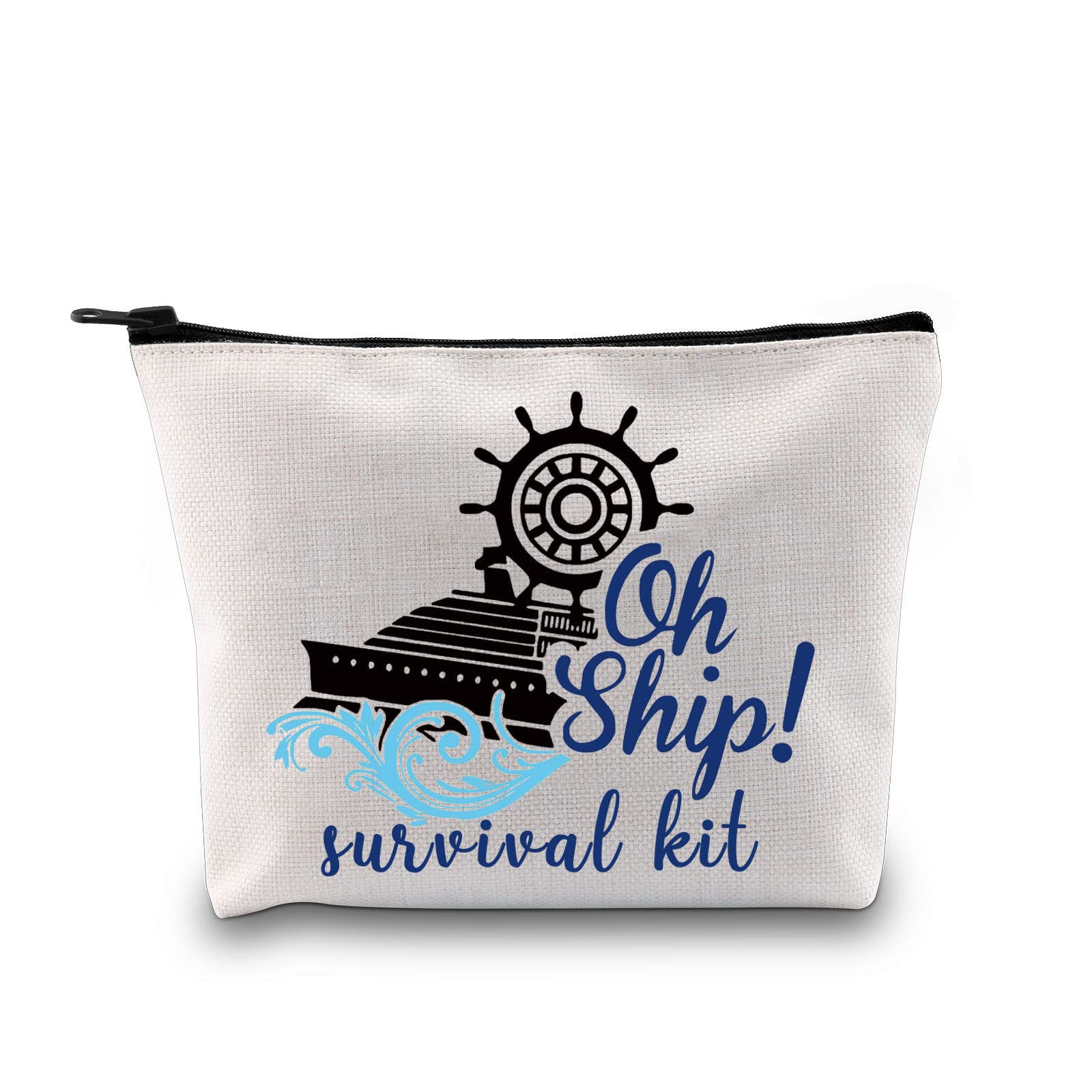 Cruise Vacation Survival Kit - Travel Makeup Bag & Essential Accessories Gift Set for Women | Perfect for Cruise Travel, Beach Getaways & Vacation Packing