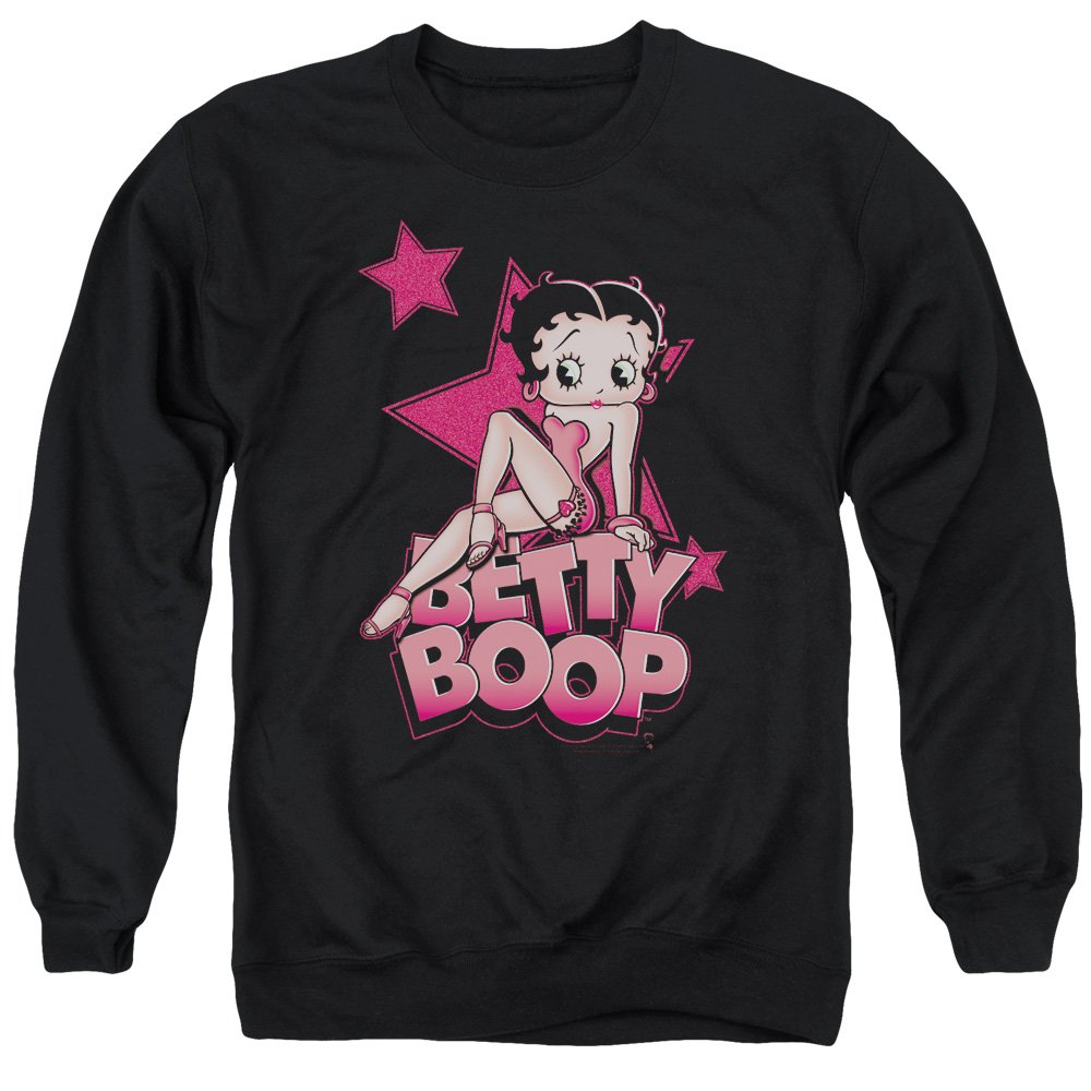 Betty Boop Sexy Star Unisex Crewneck Sweatshirt for Men & Women | Casual Streetwear, Retro Vintage Fashion, Lounge Wear, Gift Idea