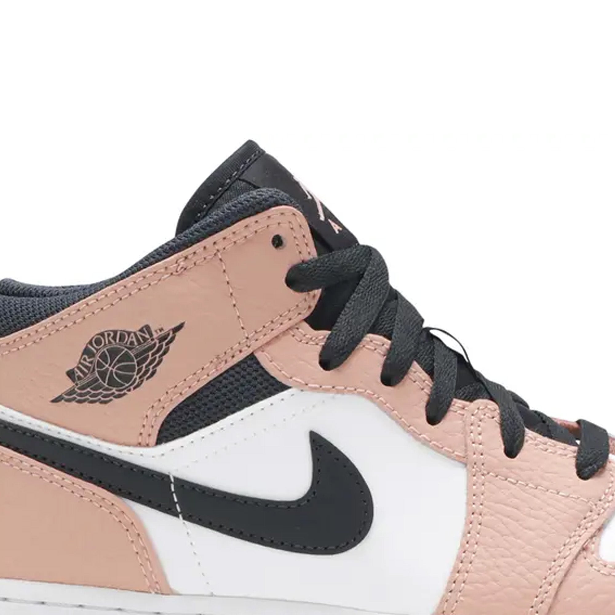 Air Jordan 1 Mid 'Pink Quartz' GS - Girls' Basketball Shoes for School & Street Fashion | Comfortable Sneakers for Sports & Casual Wear