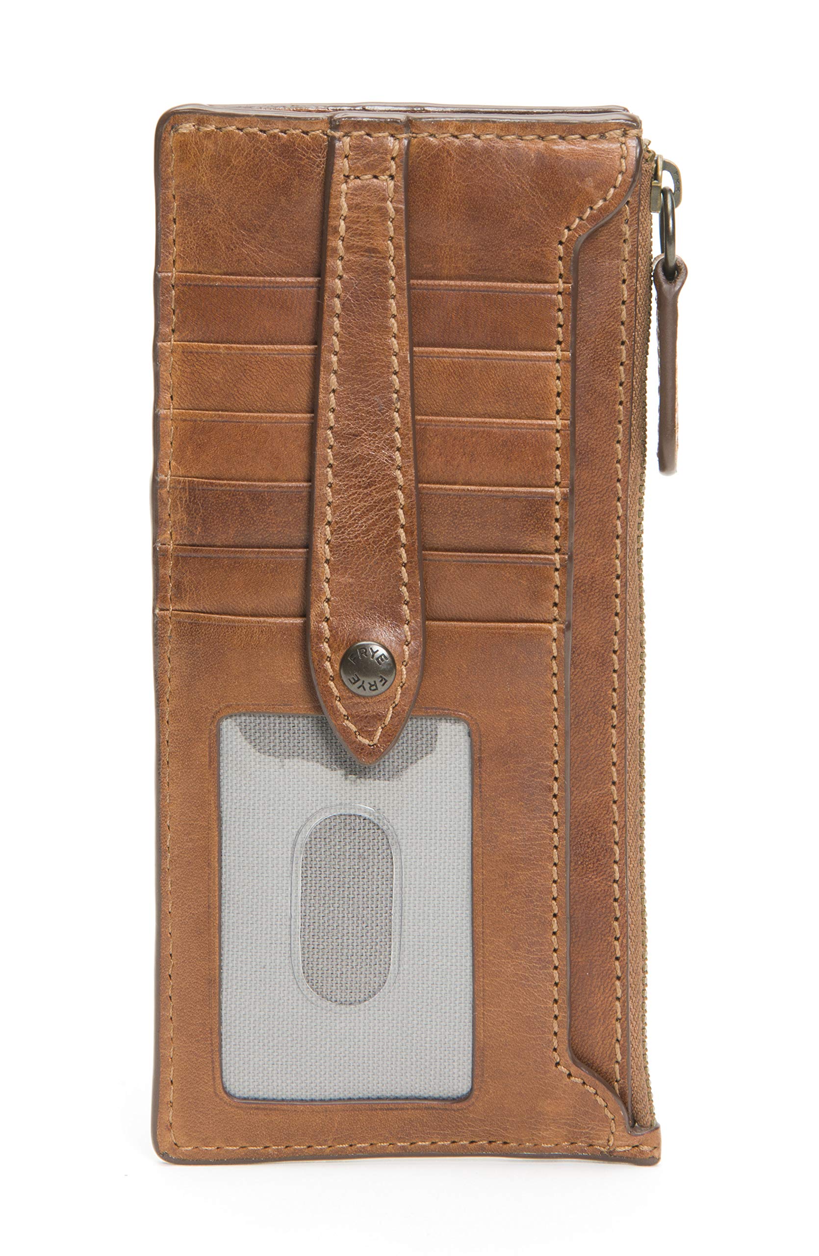 Frye Women's Melissa Snap Card Wallet - Stylish Leather Card Holder for Credit Cards & ID - Perfect for Everyday Use, Travel, and Gifts