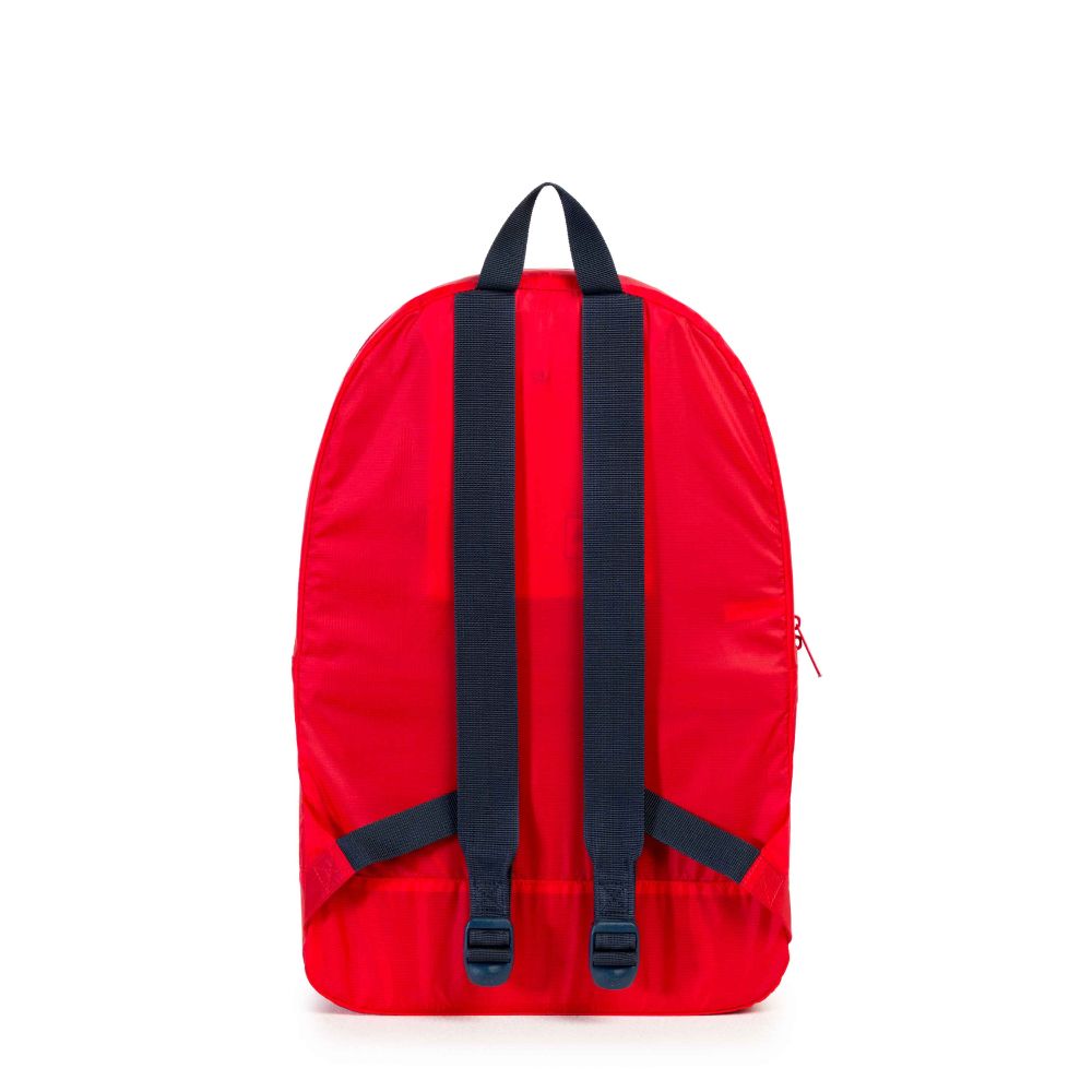 Herschel x MLB Boston Red Sox Packable Daypack Backpack - Lightweight Travel Backpack for Men & Women - Perfect for School, Work, Gym, and Outdoor Adventures