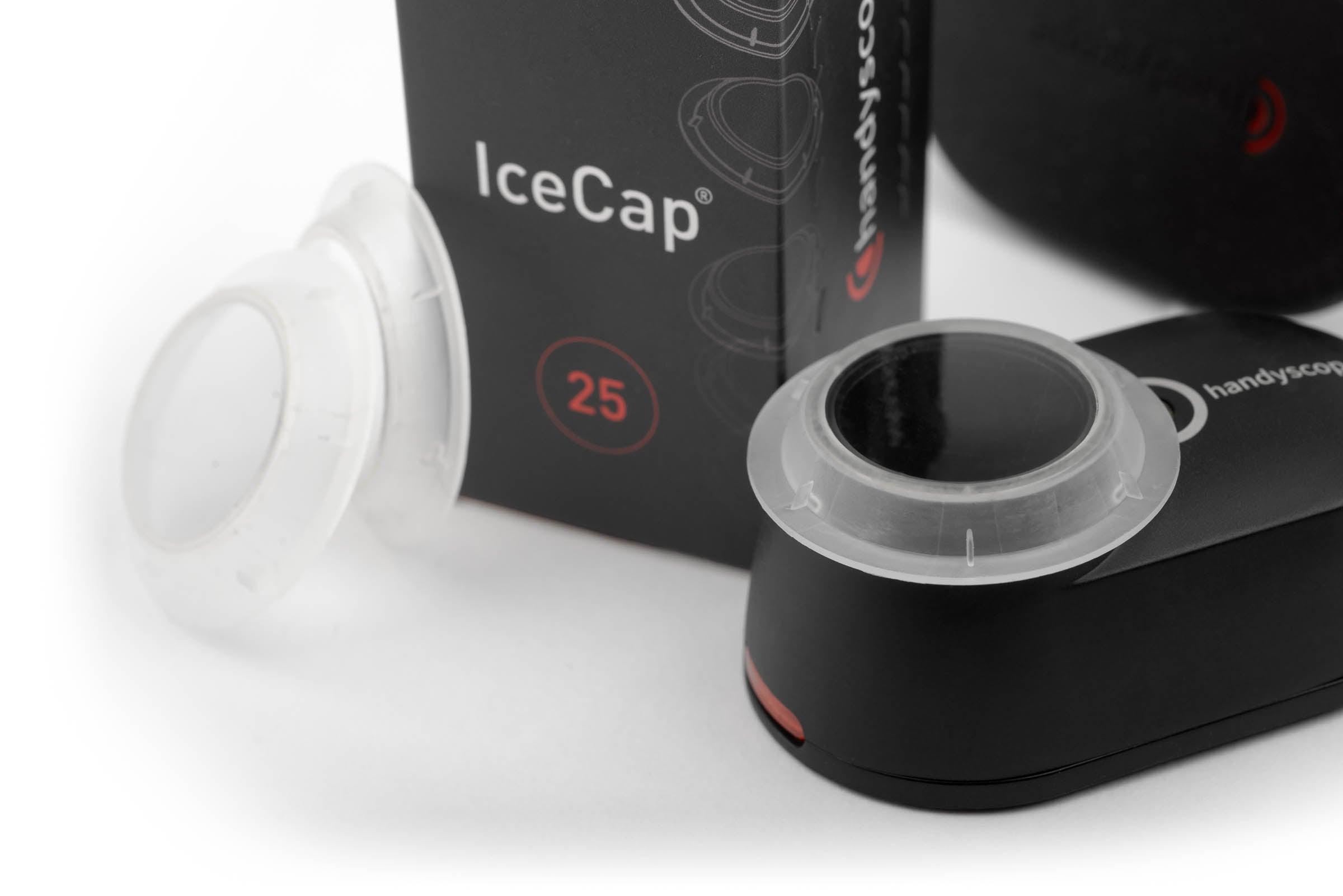 DermLite Handyscope IceCap 25 Pack - Disposable Dermatoscope Covers for Skin Examinations | Perfect for Dermatologists & Medical Professionals | Use in Clinics, Hospitals & Skin Cancer Screenings