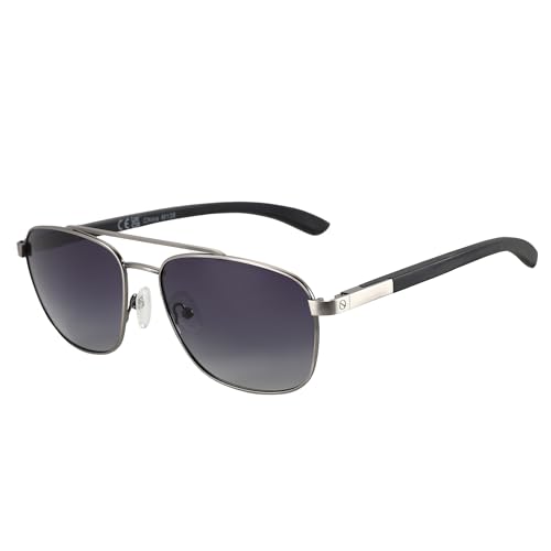 Gun Frame Grey Gradient Lens