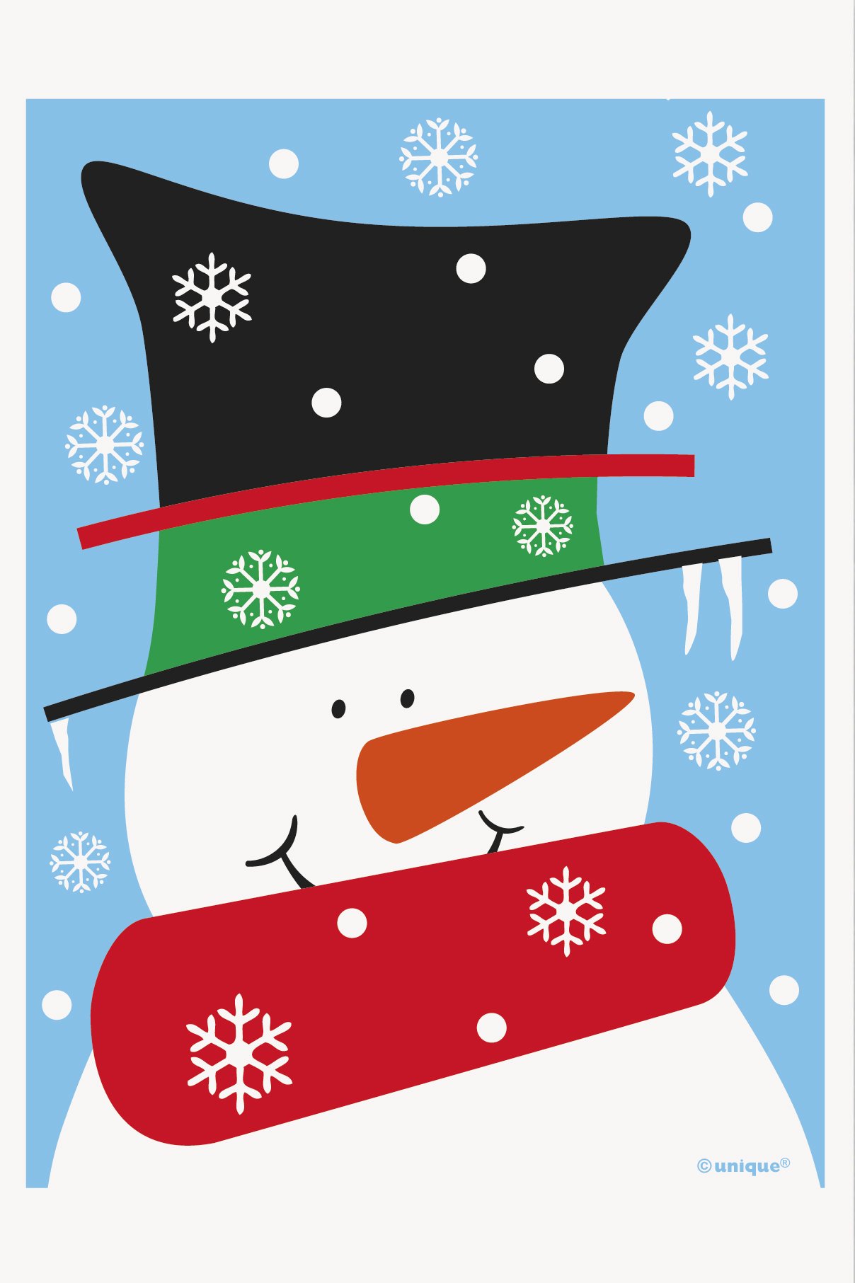 50 Pack Snowman Buddies Holiday Treat Bags - Christmas Party Favor Bags for Candy, Gifts & Goodies - Perfect for Classroom, Office & Festive Celebrations