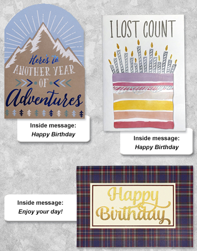 Happy Birthday Greeting Cards Set - Beautiful Birthday Cards for Friends & Family - Perfect for Birthday Parties, Celebrations & Special Occasions