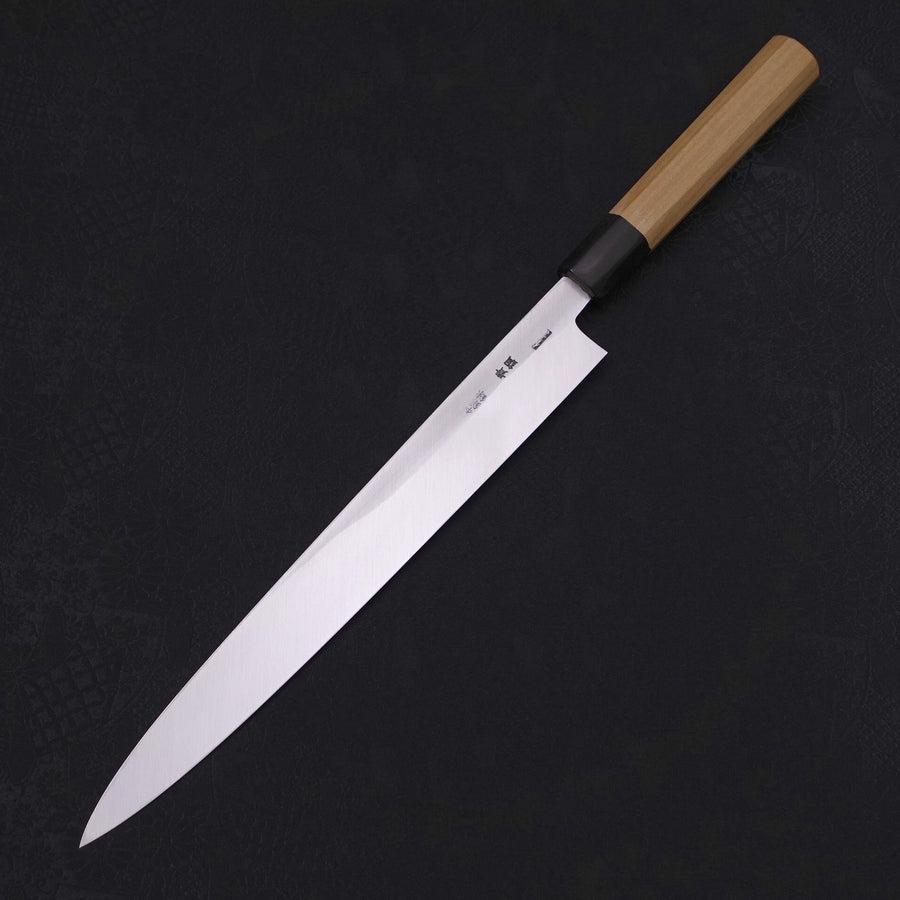 Premium Yanagiba Sushi Knife 270mm - High Carbon Blue Steel #2, Buffalo Handle, Razor Sharp Japanese Chef Knife for Sushi, Sashimi & Precision Cutting