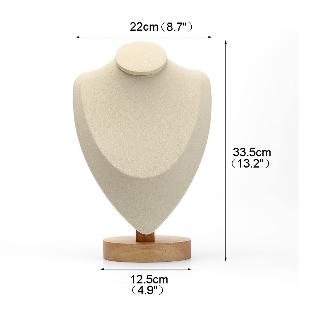 Stylish Beige Jewelry Display Stand - 13.2