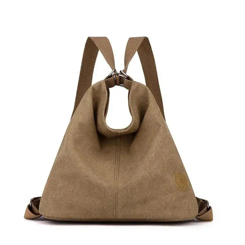 Stylish Women's Designer Canvas Backpack - Durable & Lightweight for Travel, Work & School | Fashionable & Functional Everyday Use