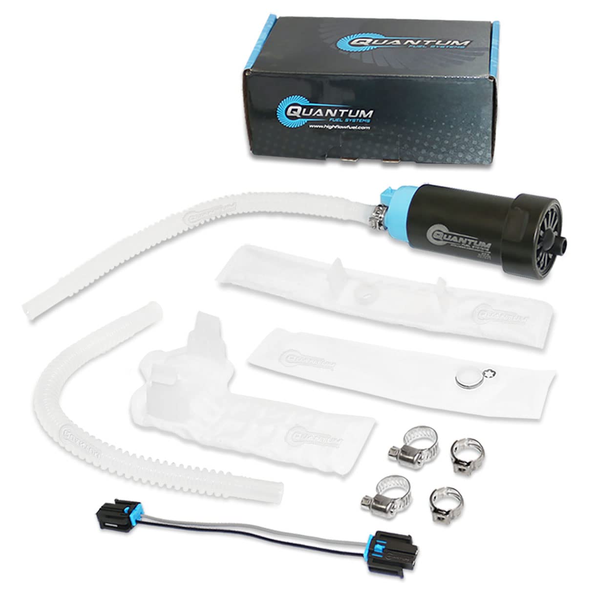 Quantum Fuel Systems HFP-370HD In-Tank EFI Fuel Pump with Strainer - Compatible with Can-Am & Harley-Davidson Motorcycles - High Performance Replacement for Smooth Riding
