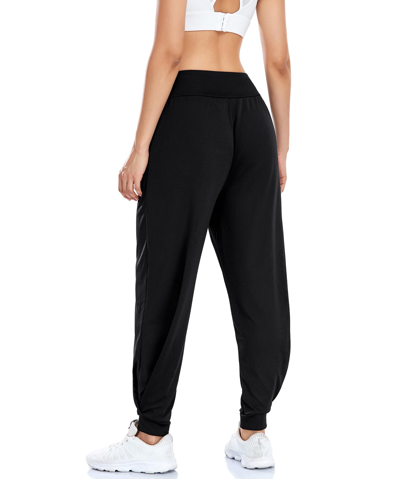 **Annenmy Women's High Waisted Sweatpants - Loose Fit Yoga Joggers with Pockets for Lounge, Workout & Casual Wear**    *Use Scenarios: Perfect for yoga, running, lounging at home, or casual outings – stylish and comfortable for everyday wear.*