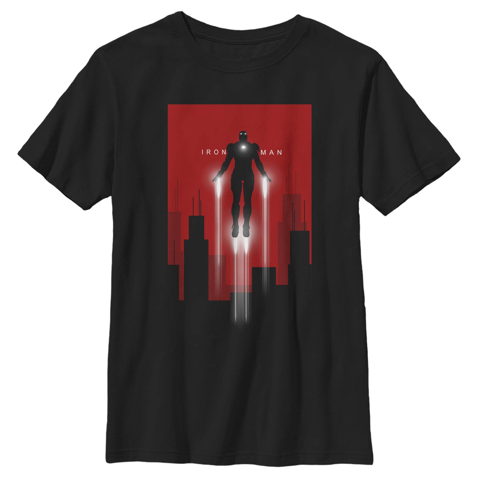 Marvel Iron Man Flying Superhero Boys T-Shirt - Cool Graphic Tee for Kids, Playtime & Superhero Costume