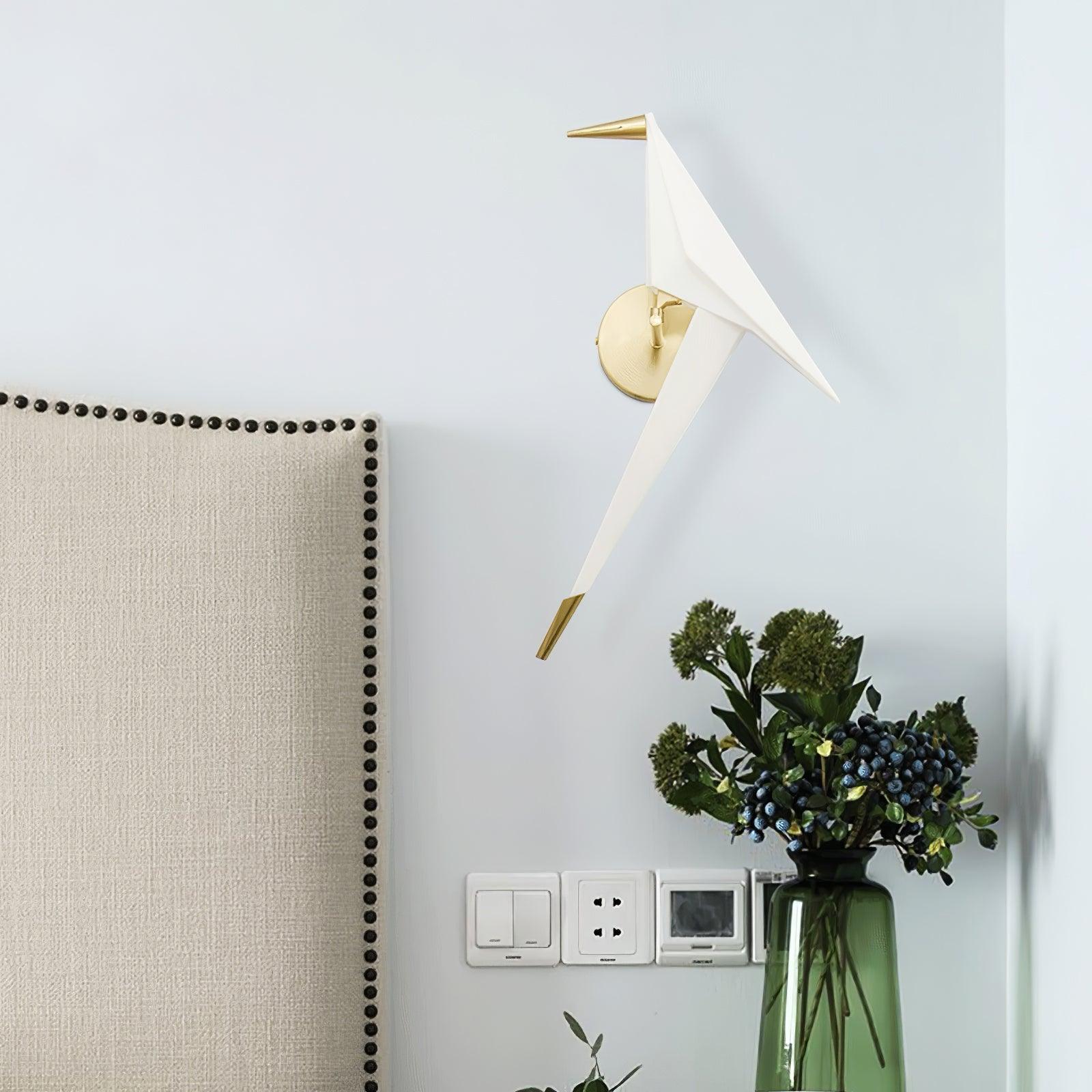 Avian Serenity Plug-In Wall Lamp - Decorative Bird-Themed Night Light for Bedroom, Nursery & Living Room - Perfect for Relaxation & Soft Ambient Lighting