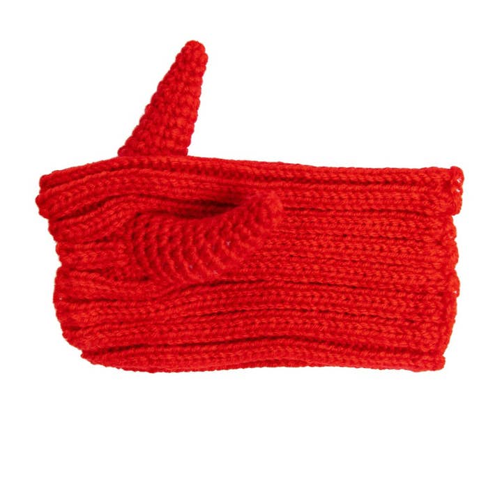 Little Devil Dog Snood - Cute & Warm Pet Neck Warmer for Small to Medium Dogs - Perfect for Winter Walks & Outdoor Adventures