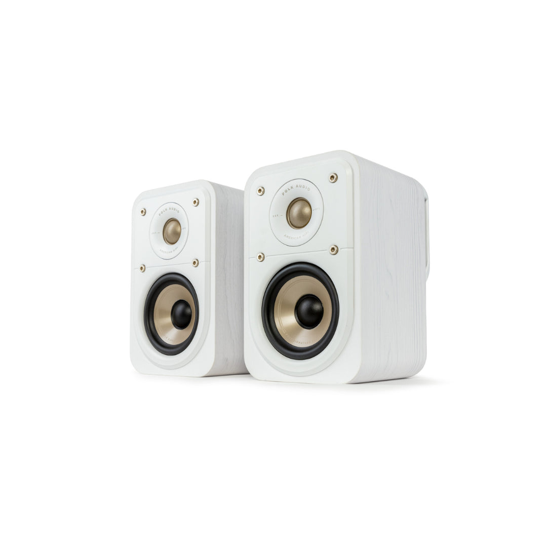 Polk Signature Elite ES10 High-Resolution Surround Sound Speakers (Pair) - Premium Home Theater System for Movies, Gaming & Music - Perfect for Living Room & Entertainment Spaces