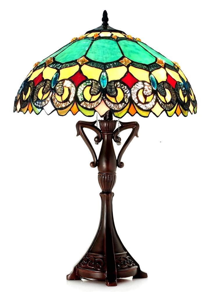 Chloe CH1T180TV18-TL2 Multi-Colored Table Lamp - Modern Home Decor for Living Room, Bedroom & Office Lighting