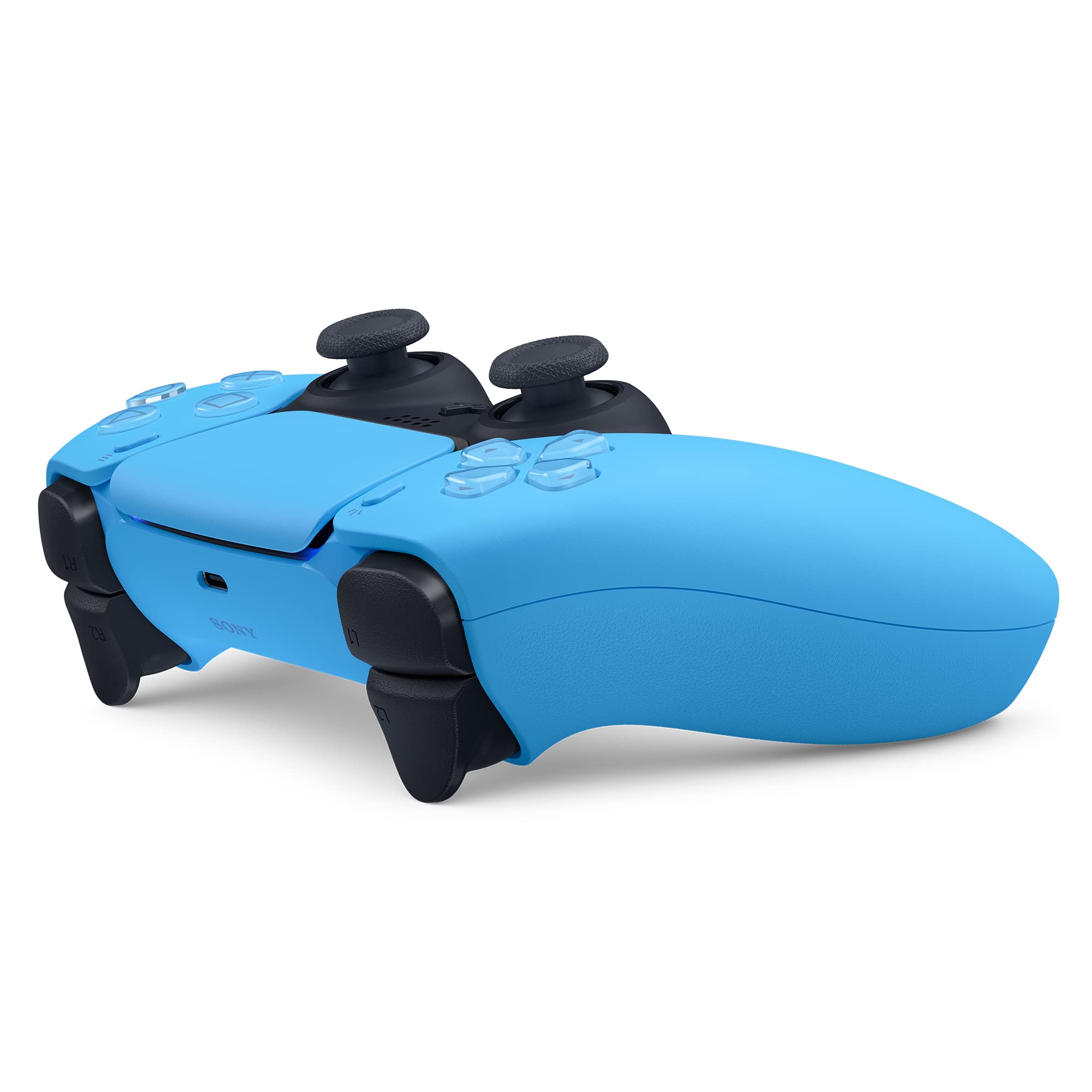 Sony PlayStation 5 DualSense Wireless Controller - Starlight Blue (Renewed) | Compatible with PS5 Console | Perfect for Gaming, Streaming & Virtual Reality