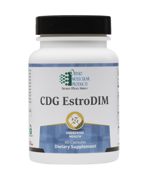 Ortho CDG Estrodim 60 Capsules - Hormone Support Supplement for Women - Menopause Relief & Bone Health - Daily Wellness Support for Hot Flashes & Night Sweats