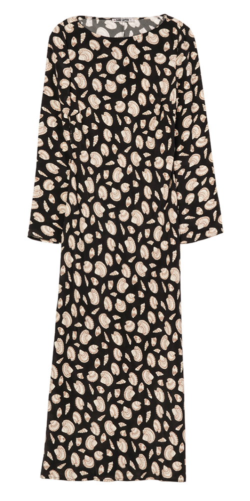 Gaia Long Sleeve Midi Dress for Women | Flowy Boho Maxi Dress with Pockets | Perfect for Casual Outings, Beach Cover-ups & Date Nights