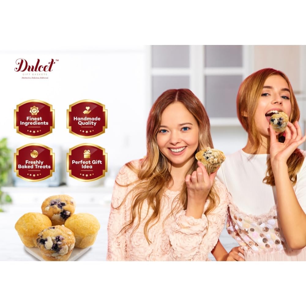 Premium Gift Baskets for All Occasions - Birthday, Sympathy, Get Well Soon Gifts for Women, Families & Friends | Gourmet Food Hampers by Dulcet | Perfect for Holidays, Housewarming & Corporate Gifting