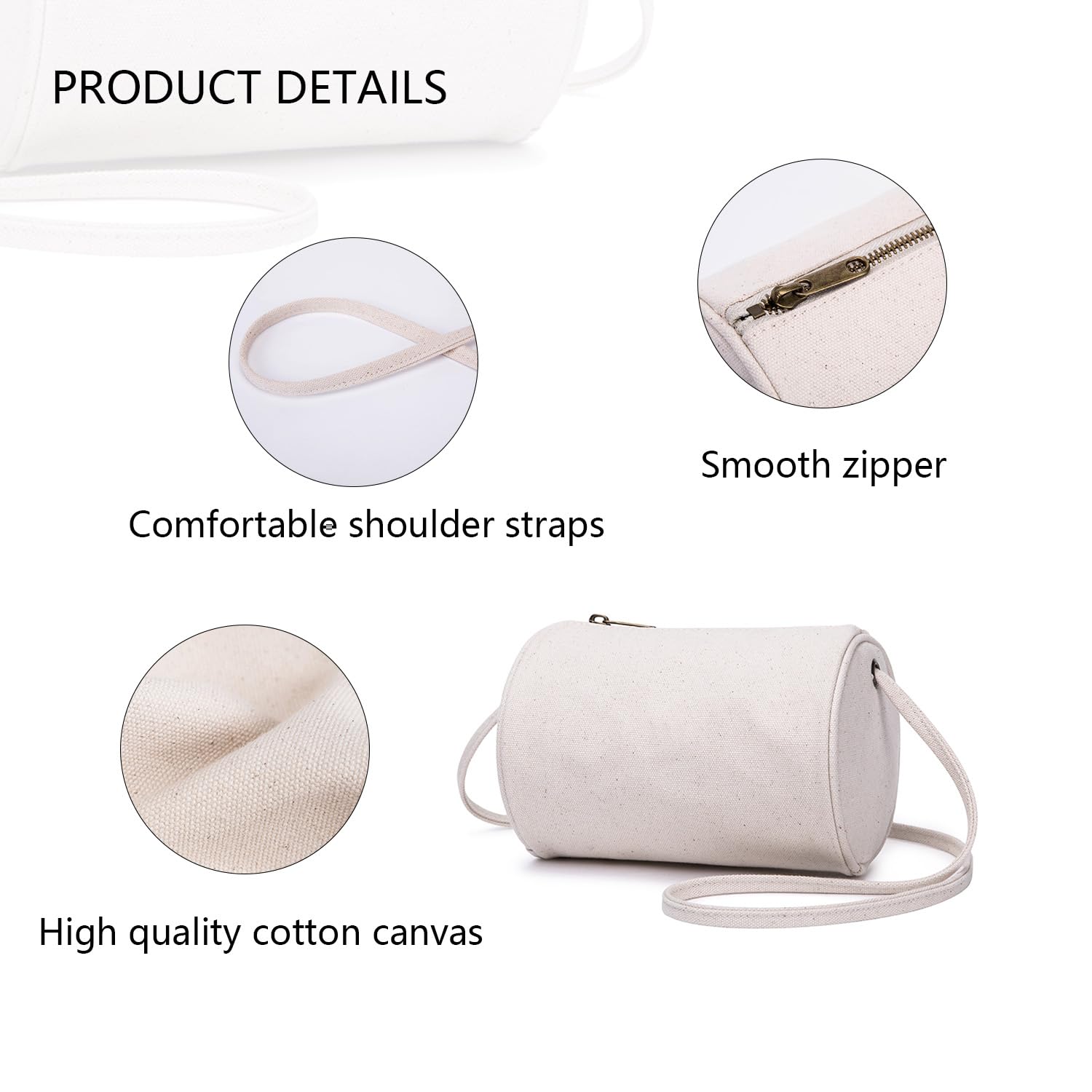 Women's Fashion Casual Cylinder Shape Shoulder Bag - Stylish & Trendy Handbag for Daily Use, Work, Shopping & Travel