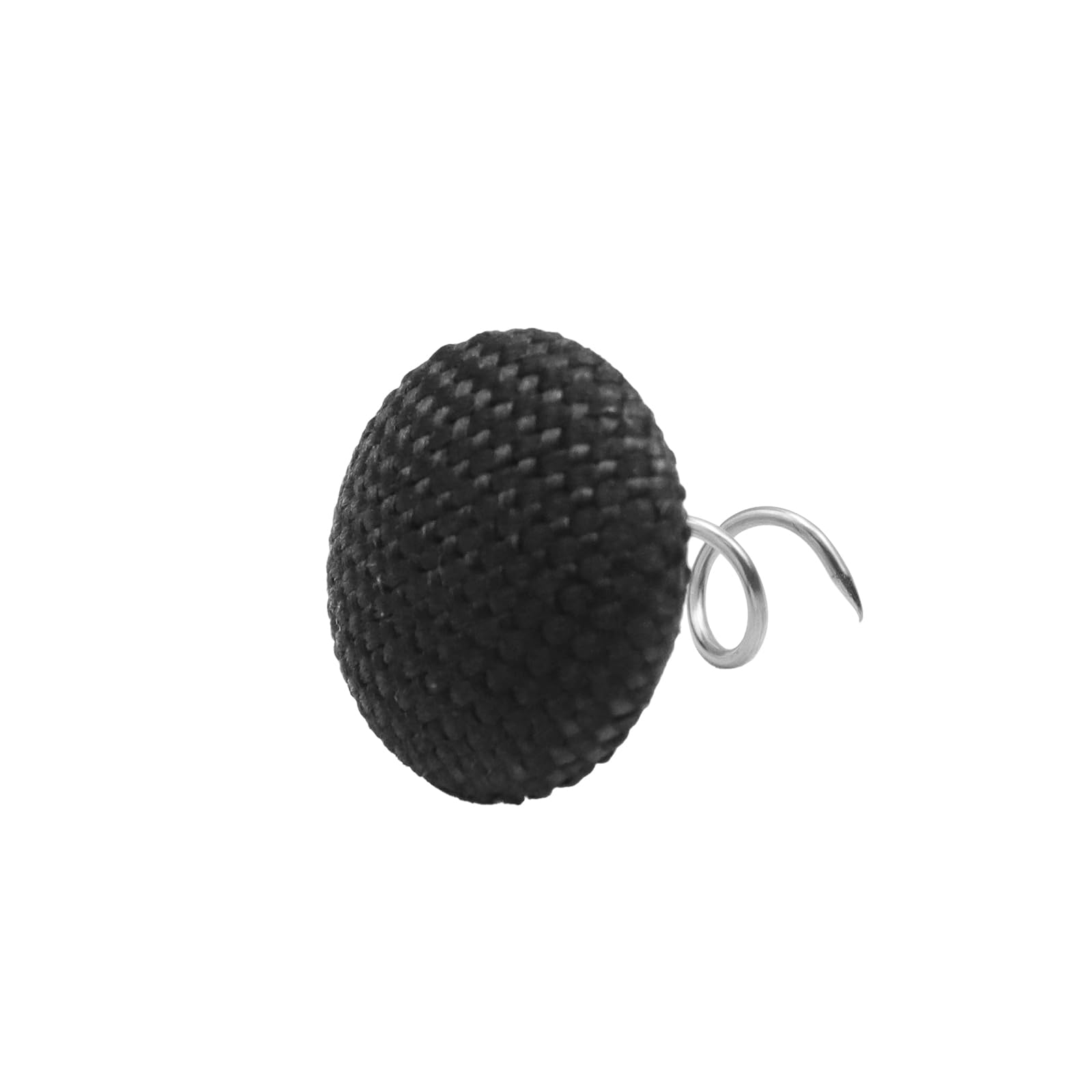 30pcs Black Linen Head Button Twist Pins - 17mm Upholstery Pins for Securing Bed Skirts, Sofa Armrest Slipcovers & Dust Ruffles - Durable Fabric Fixing Hardware for Home Decor & Furniture Protection