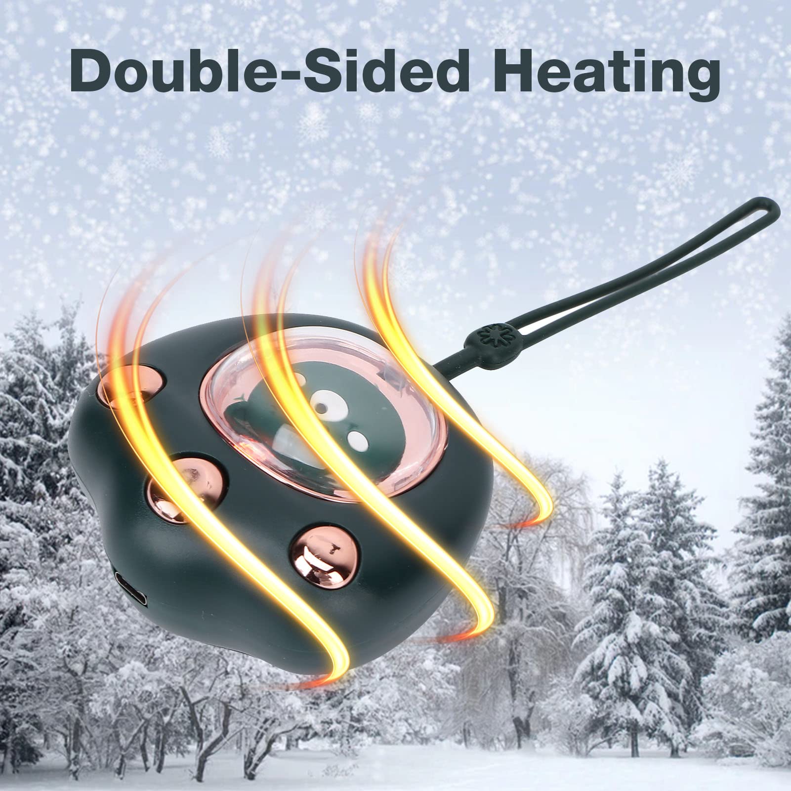 Rechargeable Mini Hand Warmer - Portable Electric Hand Warmer for Cold Weather, USB-Powered Pocket Hand Warmer for Outdoor Activities, Travel & Winter Sports - Cute Cat Design