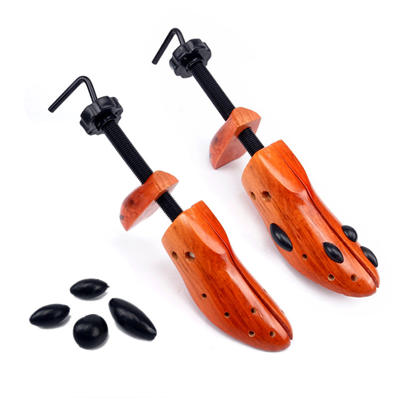 1 PCS Brown Adjustable Wooden Shoe Stretcher for Women - Small Size (EUR 34-38) - Comfortable Footwear Solution for Tight Shoes, Boots & High Heels - Perfect for Home, Office & Travel Use