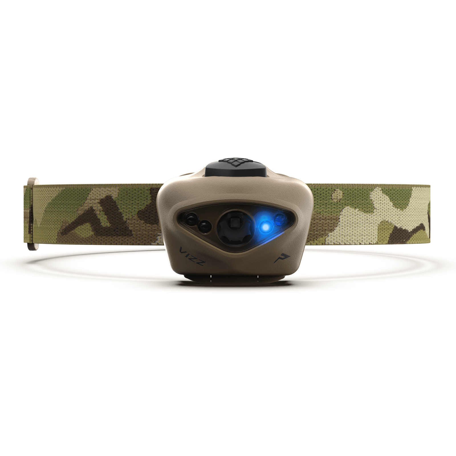 Princeton Tec Vizz 550 RGB Headlamp - 550 Lumens Ultra Bright LED Light with 33 Hours Runtime - Perfect for Camping, Hiking, Running & Outdoor Adventures