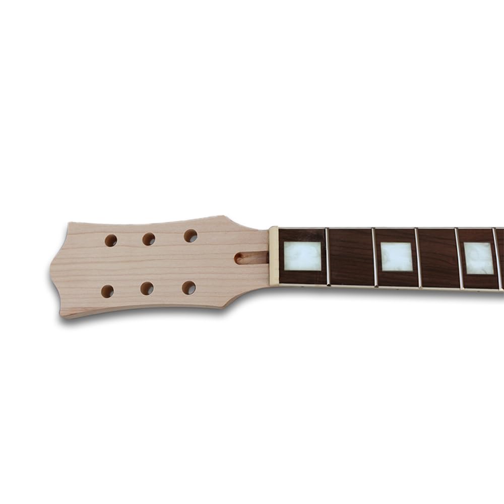 Semi-Hollow Electric Guitar Kit with Maple Neck & Body, Rosewood Fretboard - 24.75