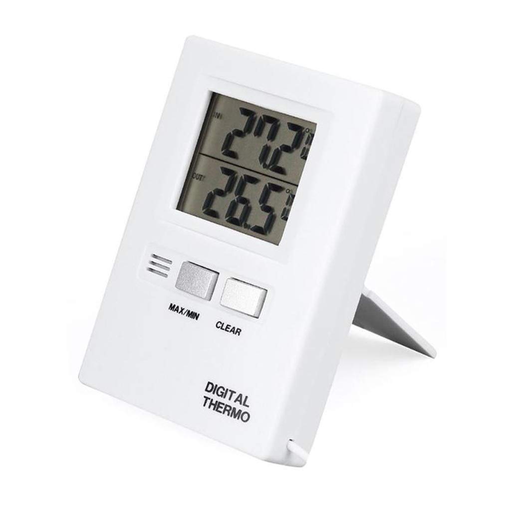 CHYSP Digital Thermometer - Wall Mount LCD Indoor Outdoor Thermometer for Fridge Freezer | Monitor Home, Kitchen, Garage & Office Temperature
