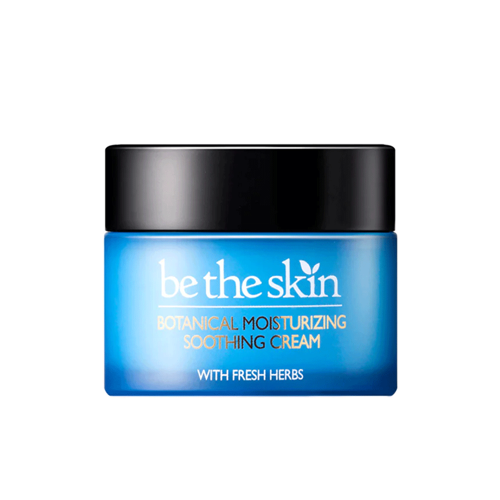 Be The Skin Botanical Moisturizing Soothing Cream 50ml - Hydrating Face Moisturizer for Dry & Sensitive Skin - Perfect for Daily Skincare Routine & Post-Treatment Care