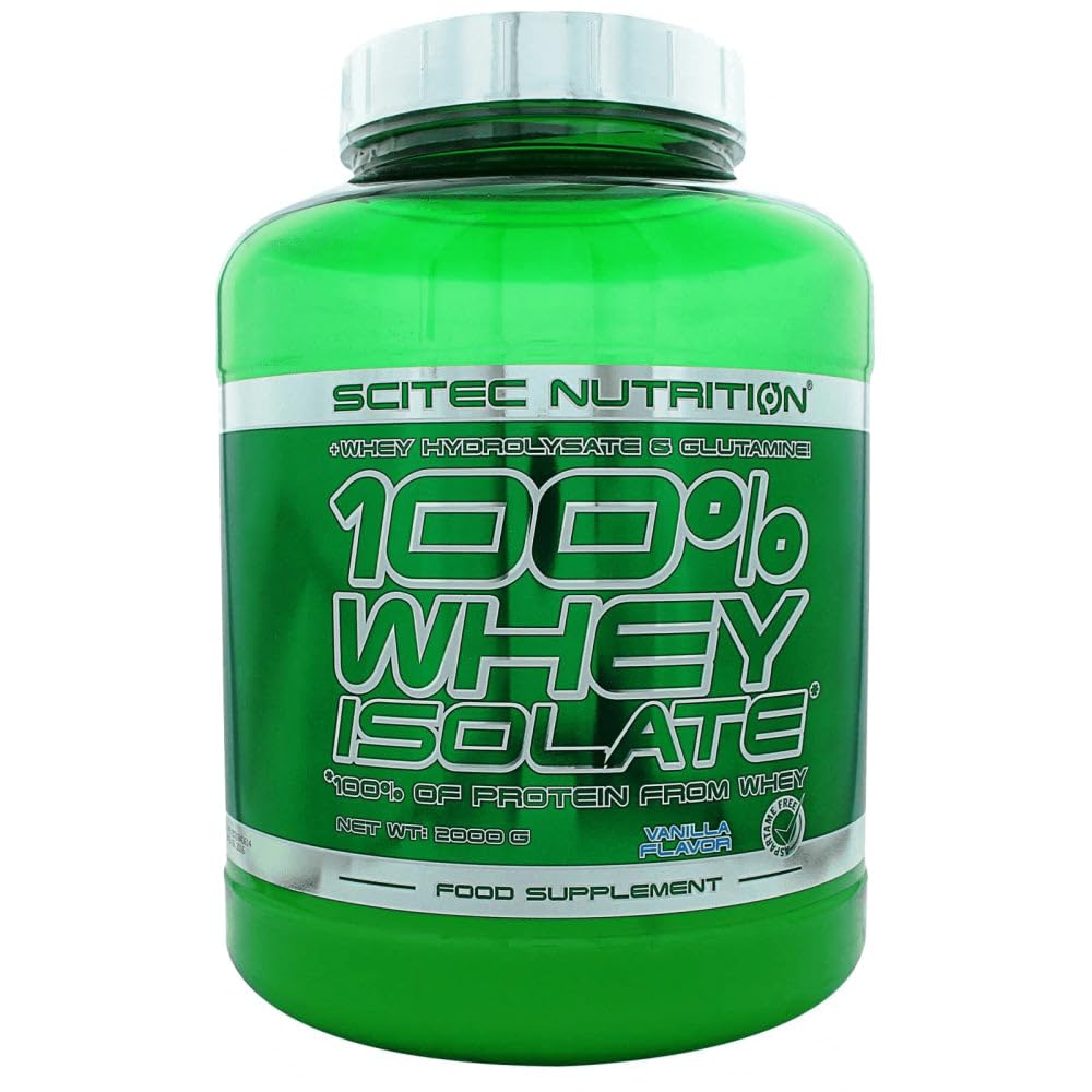 100% Pure Whey Protein Isolate Powder - 2000g Banana Flavor | Muscle Recovery & Post-Workout Shake for Athletes & Fitness Enthusiasts
