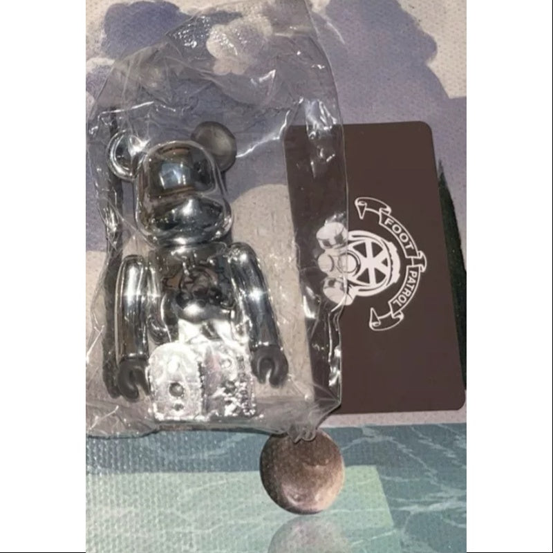 Bearbrick Series 47 ARTIST FOOT PATROL 100% Collectible Vinyl Figure - Limited Edition Art Toy for Display & Collection - Perfect for Home Decor, Office Display, and Gift Giving