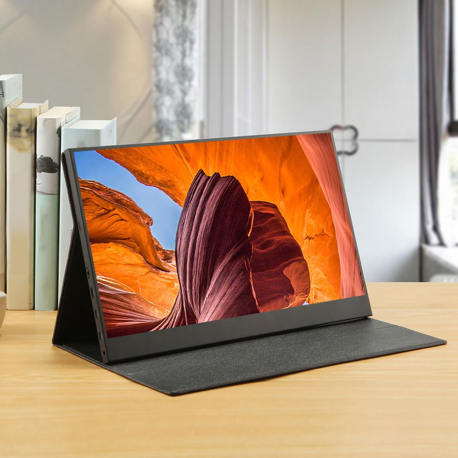 13.3 Inch Portable Monitor FHD 1080P IPS HDR Gaming Display with HDMI USB-C, External Screen for Laptop PC, Xbox 360, PS3, Nintendo Switch - Perfect for Work, Travel, and Gaming On-The-Go