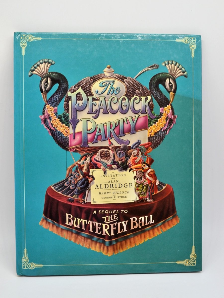 The Peacock Party by Alan Aldridge - Signed First Edition | Collectible Art Book for Home Decor & Gifting