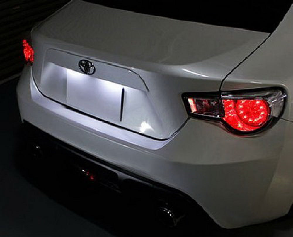 White LED License Plate Light Bulbs - Direct Replacement for Scion FRS, Subaru BRZ & More - Perfect for Nighttime Visibility & Vehicle Customization