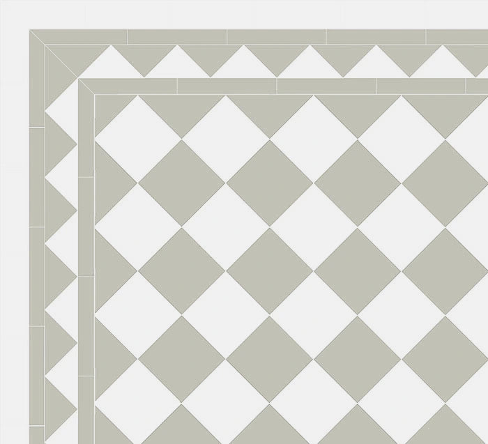 Winckelmans Granitklinker 15x15 cm Gray/White Ceramic Tile - Premium Mosaic Floor & Wall Tile for Kitchen Backsplash, Bathroom, and Outdoor Patio