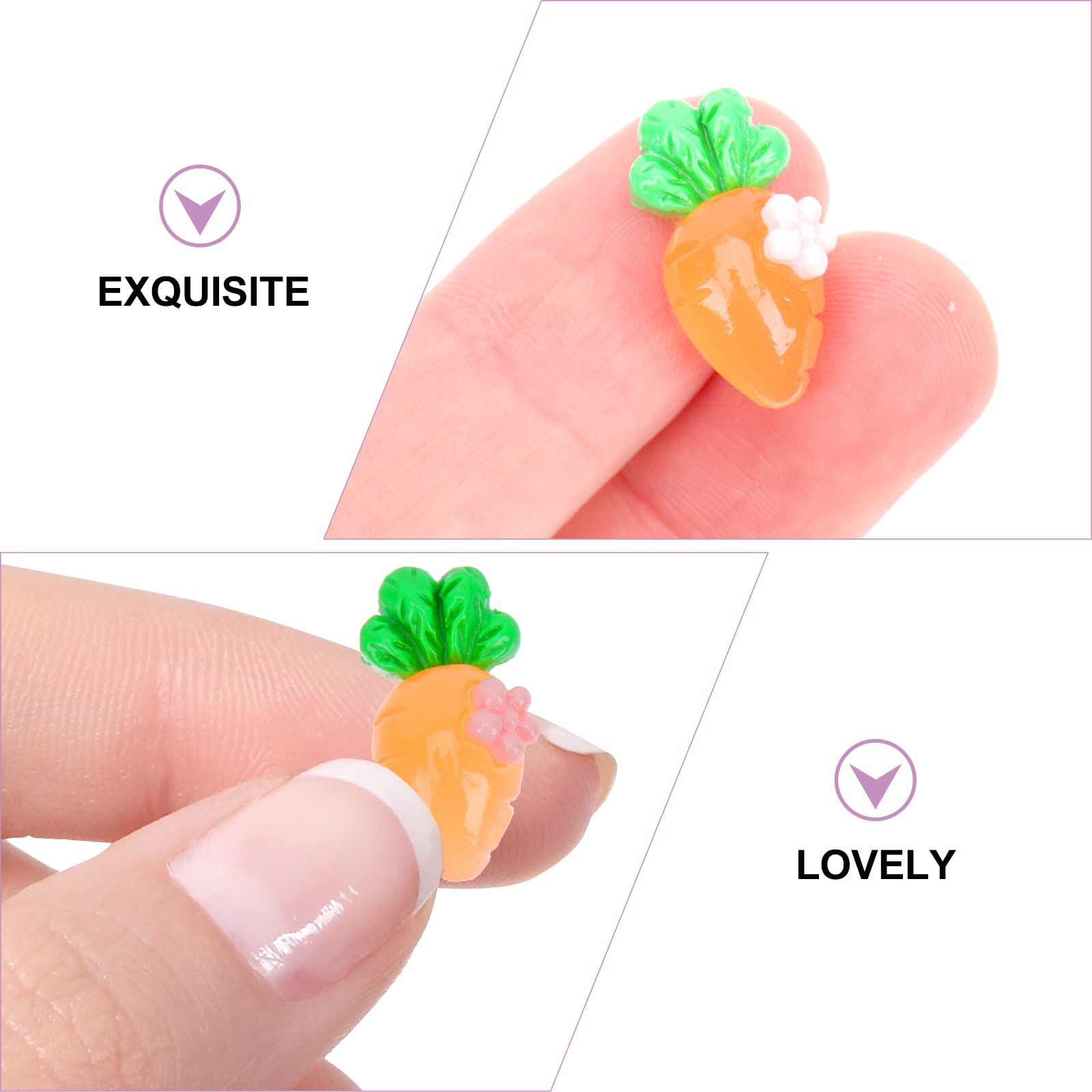 FOMIYES 30Pcs Cute Cartoon Nail Art Decorations - DIY Nail Stickers for Manicure, Nail Art Design - Perfect for Parties, Weddings, and Nail Salon Use