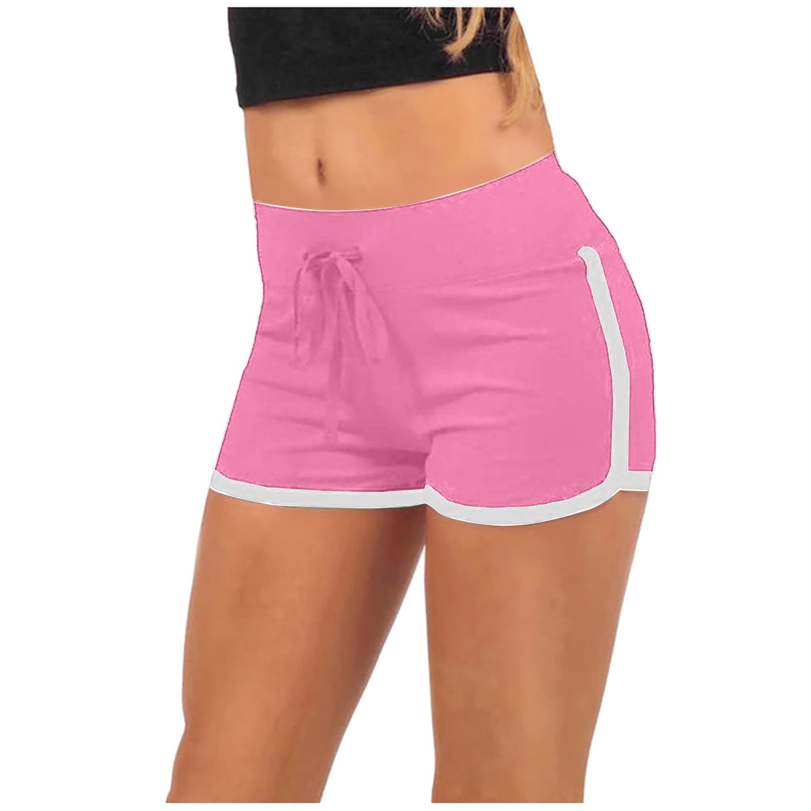 Women's Gym Shorts - Workout Running Yoga Athletic Shorts with Pockets for Summer Sports & Active Wear | Perfect for Training, Cycling & Outdoor Activities
