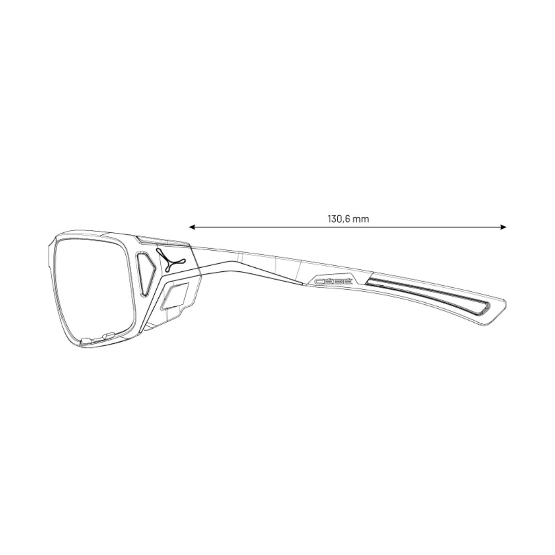 Unisex White Wraparound Sports Cycling Sunglasses with Magnetic Side Shields - UV Protection for Outdoor Running, Biking & Active Lifestyle