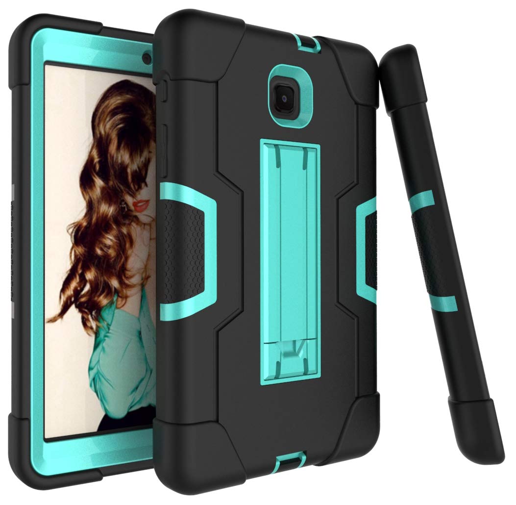 Premium Shockproof Case for Samsung Galaxy Tab A 8.0 (2018 Model SM-T387) - 3-Layer Hybrid Protective Cover with Kickstand | Rugged Armor Design for Verizon/Sprint | Perfect for Travel, Work & Outdoor Use