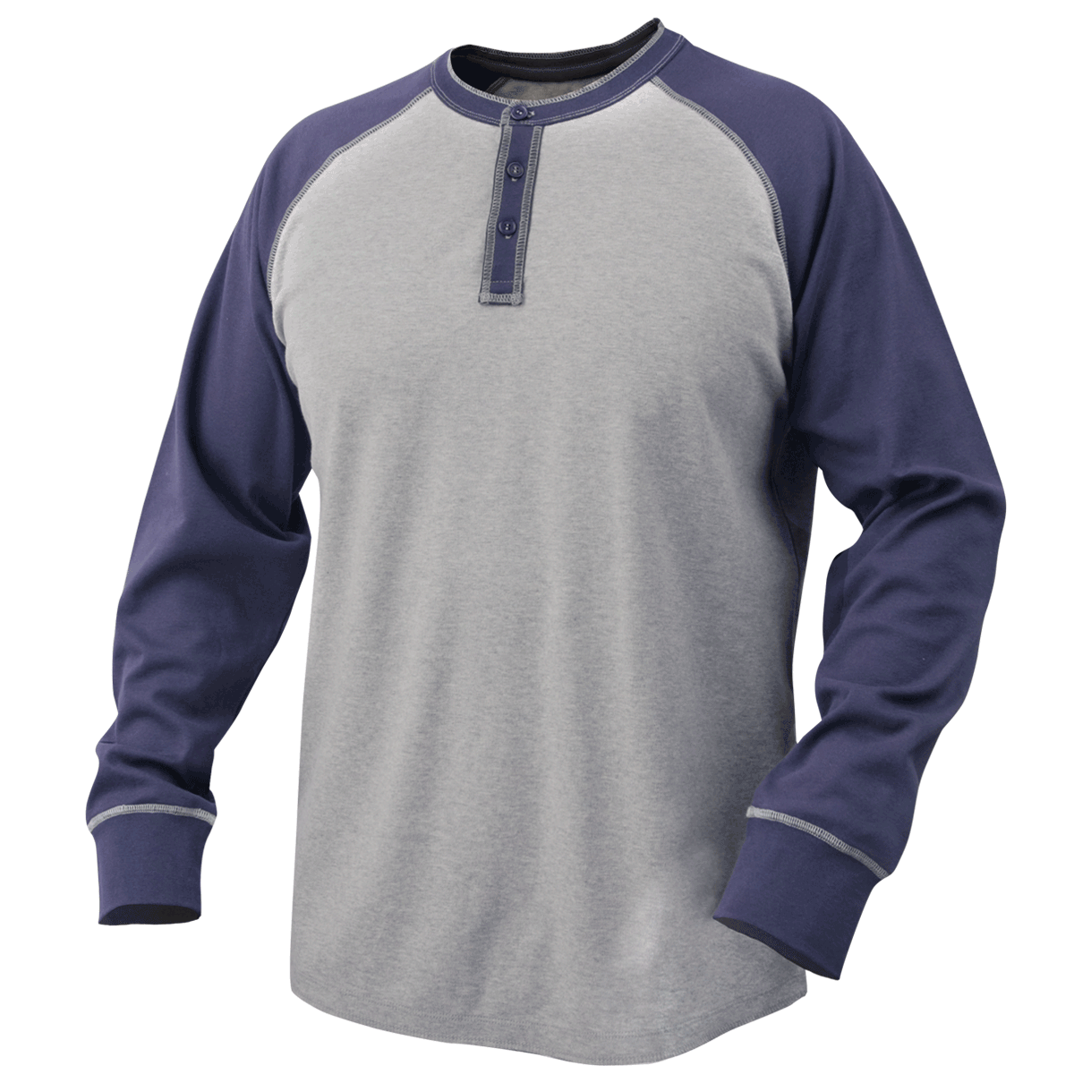 Black Stallion 7 oz. Flame Resistant Cotton Jersey Henley Shirt TF2520 - Comfortable Workwear for Construction, Welding & Industrial Safety