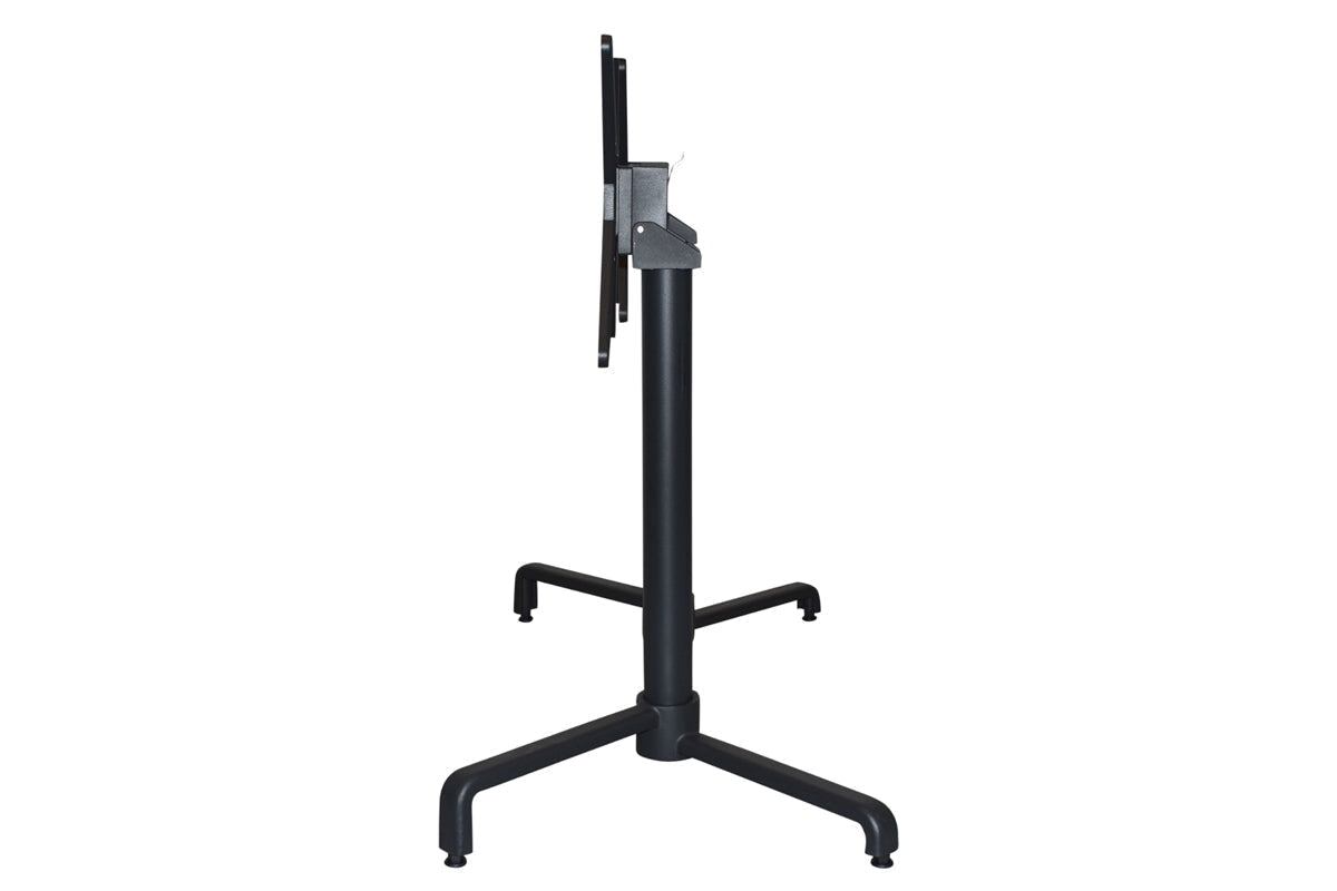 EZ Hospitality Nara Folding Twin Table Base - Rectangle 1200L x 700W - Heavy Duty Metal Frame for Banquet, Event, and Restaurant Use